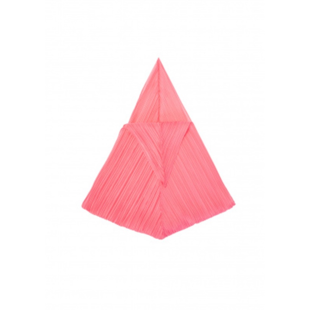 Sales 50% Off PLEATS PLEASE ISSEY MIYAKE Red-Pink Pleated Scarf